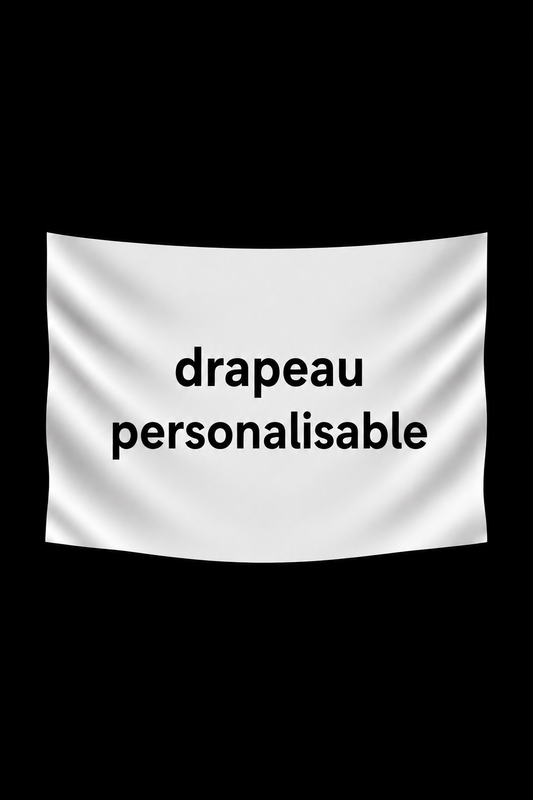 DRAPEAUX PERSONALISABLE